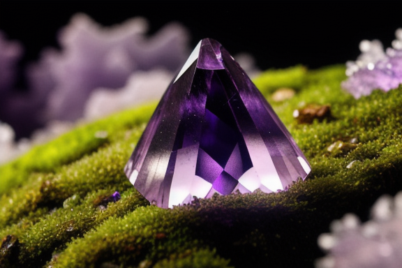 A beautiful amethyst crystal