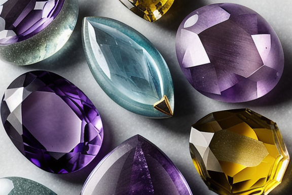 Collection of lesser-known semi-precious gemstones