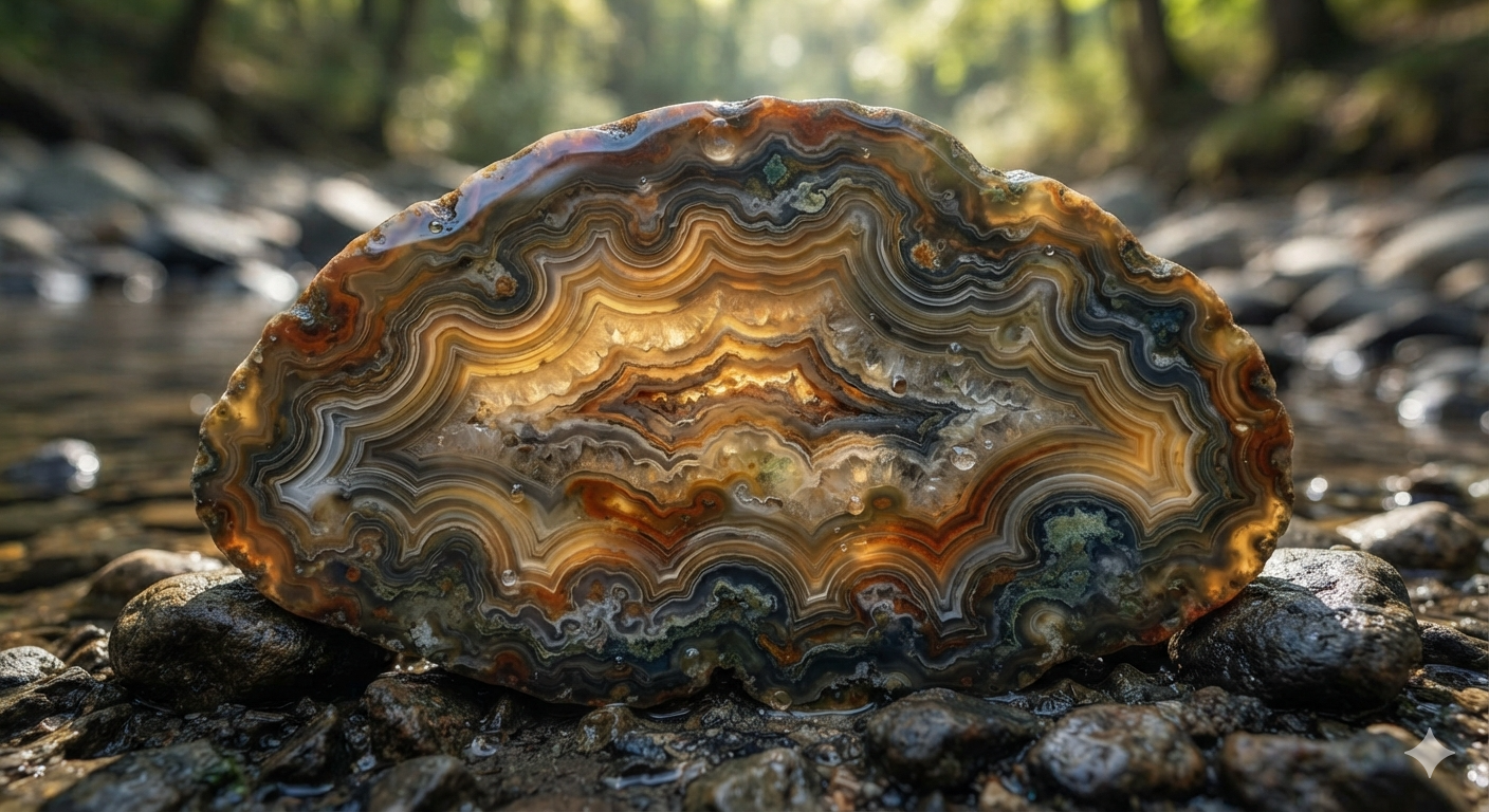 pedra preciosa em Portugal: ágata