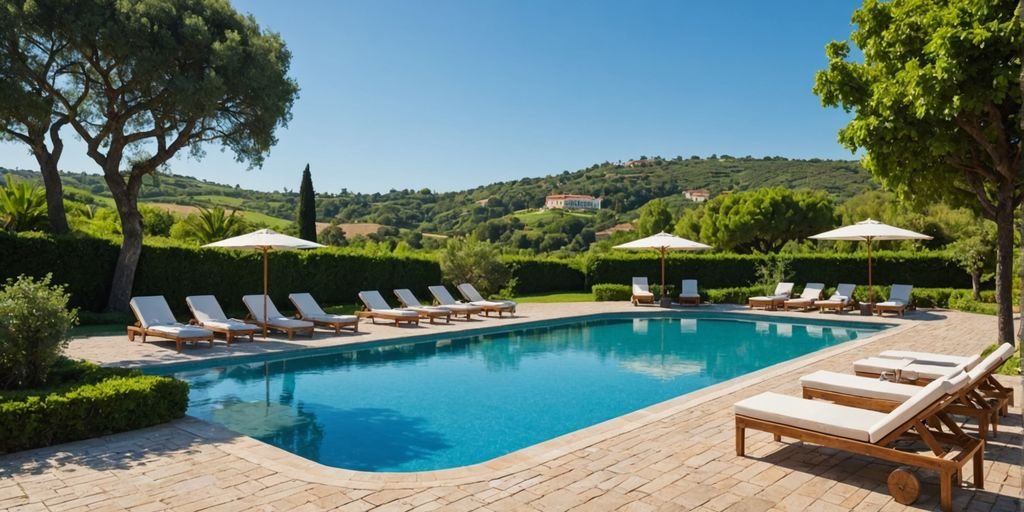 Spa resort with outdoor thermal pool in Portugal Spa resort with outdoor thermal pool in Portugal